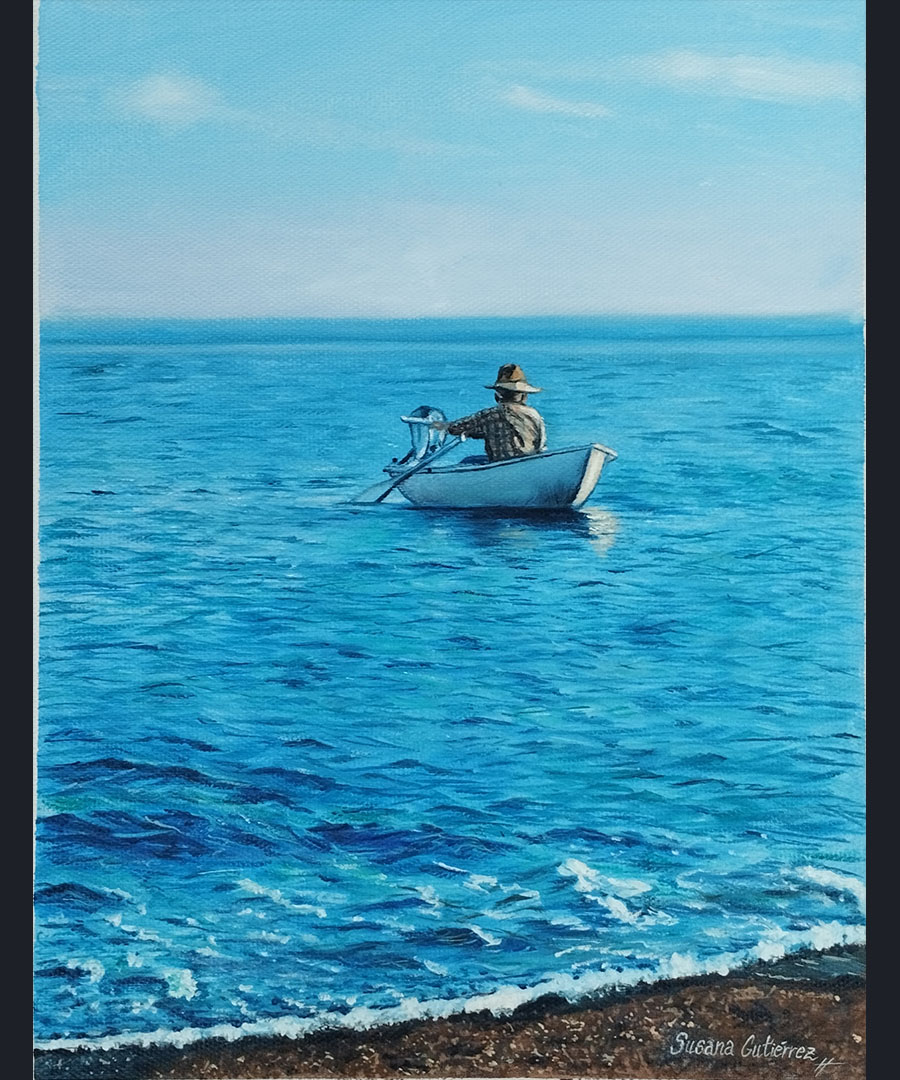 el pescador y su calma